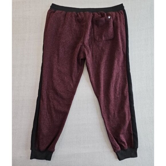 SouthPole Jogger Sweatpants 5XB Track Athletic Lounge Pants Maroon NWT Classic - Picture 4 of 14